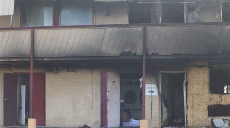 Former Villager Inn hotel owned by city of Springfield damaged .